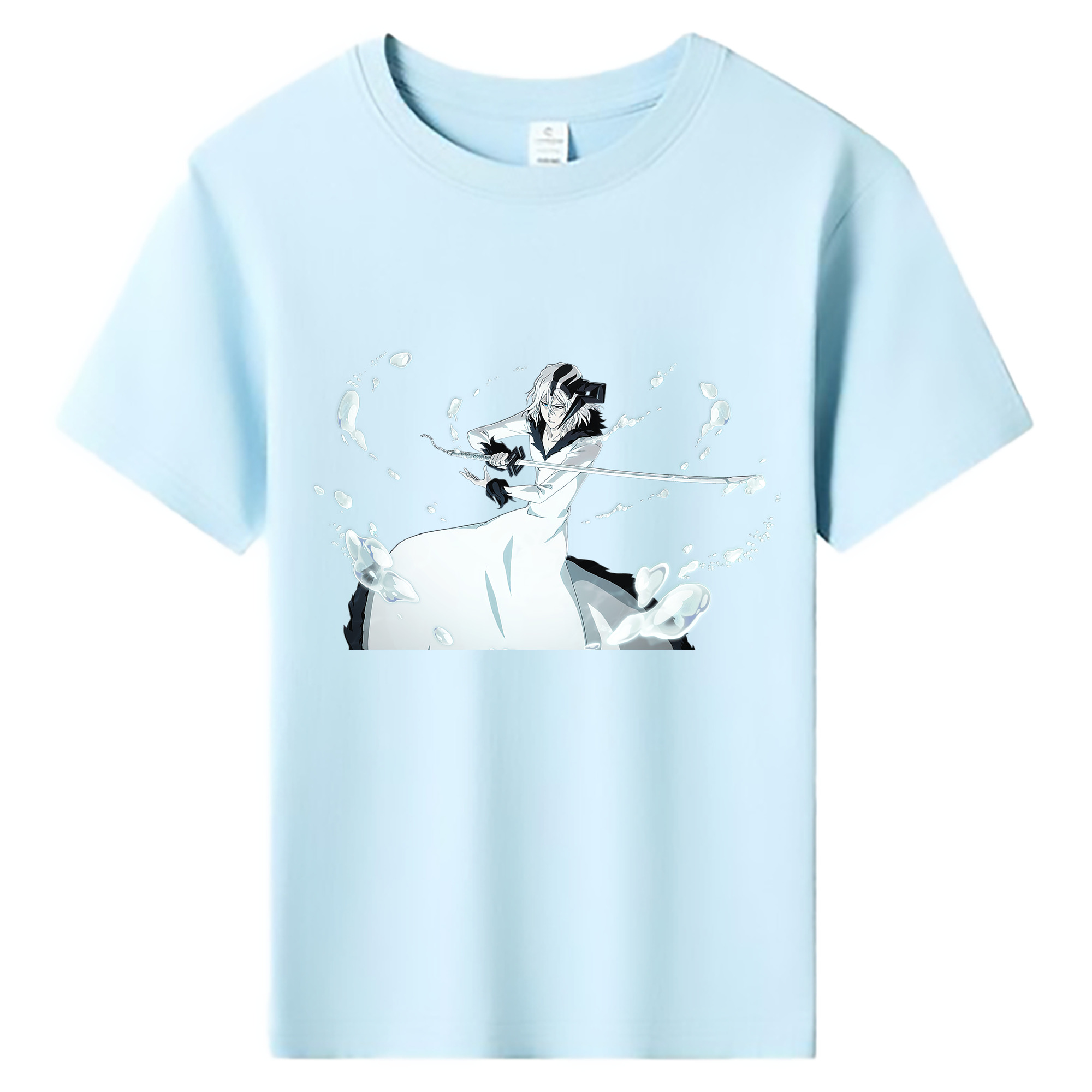 （画像用） ブリーチ 黒崎一護（くろさき いちご）BLEACH Kurosaki Ichigo 綿100％キッズTシャツ（フロントプリント）